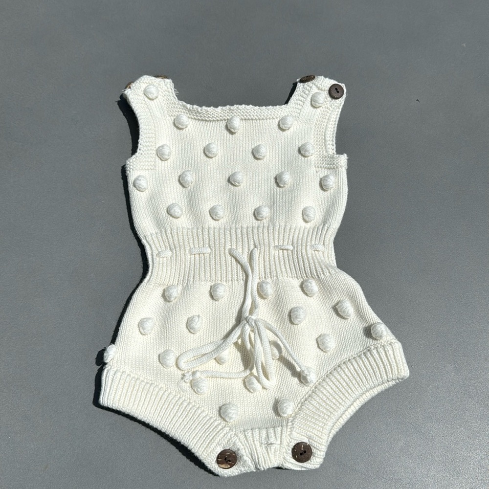 Sweater knit onesie